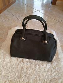 Borsa nera donna capiente vintage.