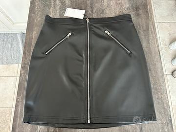 gonna in pelle piazza italia