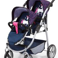 Passeggino Gemellare per Bambole
