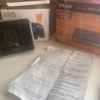 Modem d link e calendario con dispay a colori