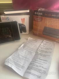 Modem d link e calendario con dispay a colori