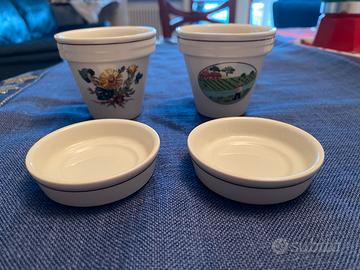 Coppia Vasetti Villeroy & Boch. San Valentino off.