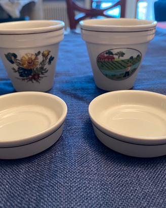 Coppia Vasetti Villeroy & Boch.
