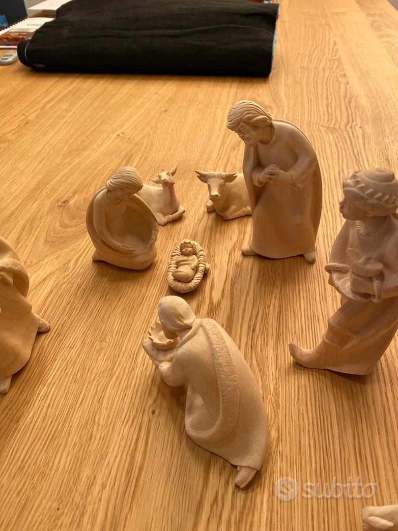 Fulenyi Set Presepe In Legno 9 Pezzi Fai Da Te – Statuine Artigianali Intagliate Per Decorazioni Natalizie Da Tavolo, Regalo Significativo Per Amici E Famiglia - 5