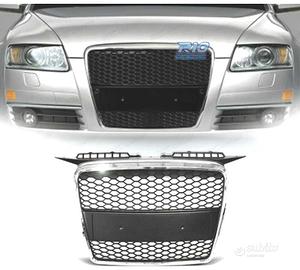 GRIGLIA AUDI A3 8P 8PA 05-08 LOOK RS CROMO NERO