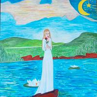 Quadro "Marinella" 70x80 acrilico su tela gallery