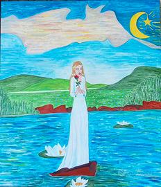 Quadro "Marinella" 70x80 acrilico su tela gallery