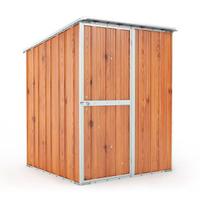 Casetta giardino in Acciaio 1.55x175cm fin legno