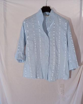 Camicia Naracamicie Celeste Elasticizzata - Tg VII