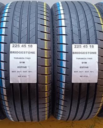 4 GOMME 225 45 18 BRIDGESTONE RIF4703