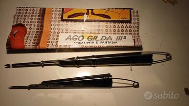 Aghi Gilda vintage e foglio esplicativo