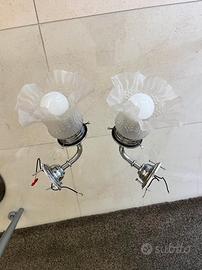 Coppia di applique da parete classiche