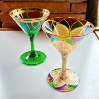 Calici vetro Murano policromi