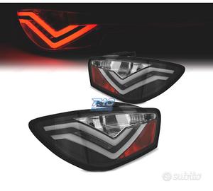 FANALI PER SEAT IBIZA 08-12 LIGHT BAR FONDO NERO 3