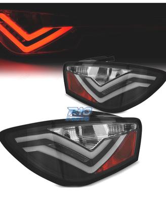 FANALI PER SEAT IBIZA 08-12 LIGHT BAR FONDO NERO 3