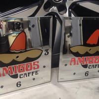 orologio specchio  amigos vintage pubblicità 