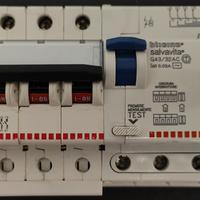 Salvavita G43/32AC + Magnetotermico C20 F84/20 4P