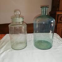 Contenitori in vetro da Farmacia vintage