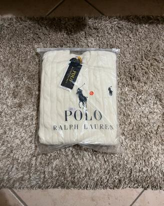 Maglione a trecce ralph lauren