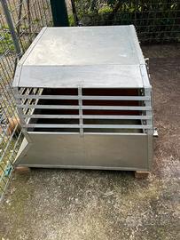 Gabbia trasporto cani doppia – divisorio removibil