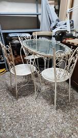 Tavolo da giardino in ferrobattuto