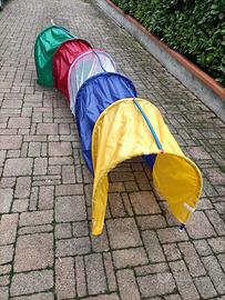 Tunnel agility dog gioco cani