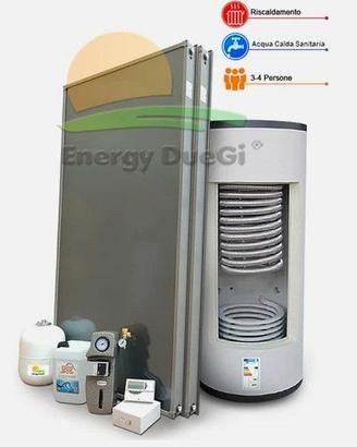 KIT SOLARE TERMICO COMPLETO – NUOVO MAI USATO