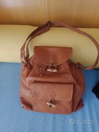 Zaino/borsa cuoio Vintage Armani