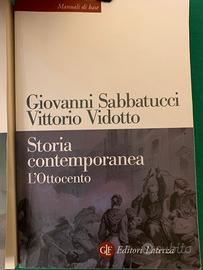 Storia contemporanea L'ottocento editore Laterza