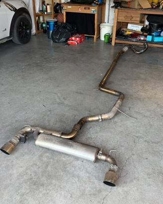 Scarico Golf 7 GTI 70 mm