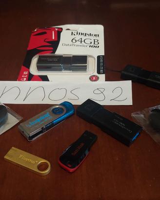 Pendrive pennetta chiavetta usb kingston sandisk