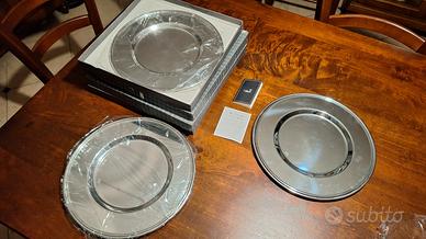 Servizio 12 pz sotto piatti Cassetti in argento 