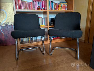 sedie vintage da ufficio - set di 2