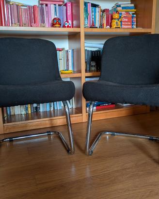 sedie vintage da ufficio - set di 2