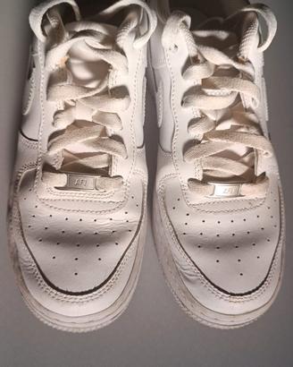 Nike Air Force 1 Low LE GS Triple White – Donna 