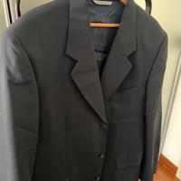 completo abito uomo vintage Rodrigo blu rigato