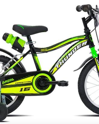 Bicicletta Thunder Brera 16 Bambino 3-4-5 Anni