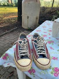 Scarpe Unisex Converse basse bandiera inglese Abbigliamento e Accessori In vendita a Reggio Emilia