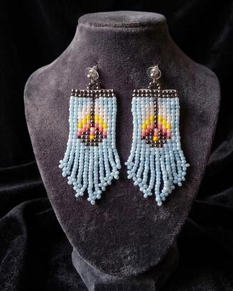 Orecchini Vintage frange Etnici Narici d'America