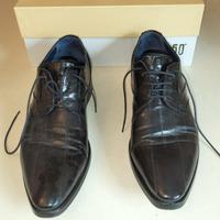 SCARPE UOMO PELLE ANGUILLA E CUOIO 3CENTO60 NU. 43