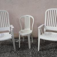 Tre Sedie da Esterno ( 2 reclinabile)
