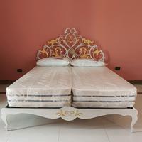 LETTO MATRIMONIALE LIPPARINI IN FERRO BATTUTO 