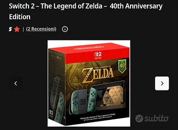 nintendo switch 2 edizione speciale  zelda