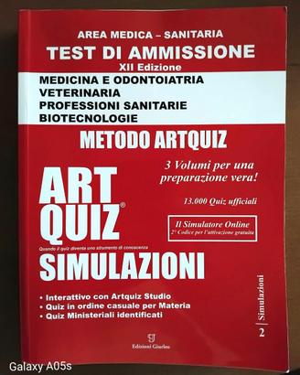 Art quiz simulazioni. Test ammissione Area medica