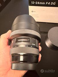 Sigma 12-24 f4 innesto EF canon