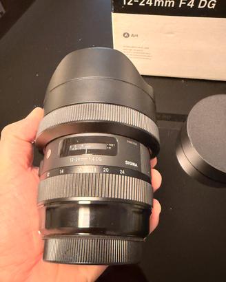 Sigma 12-24 f4 innesto EF canon