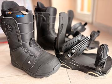Scarponi Burton Moto attacchiUnion Force snowboard