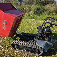 motocarriola cingolata blue bird 500kg idraulica 