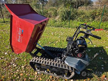 motocarriola cingolata blue bird 500kg idraulica 