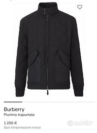 Burberry giacca/piumino